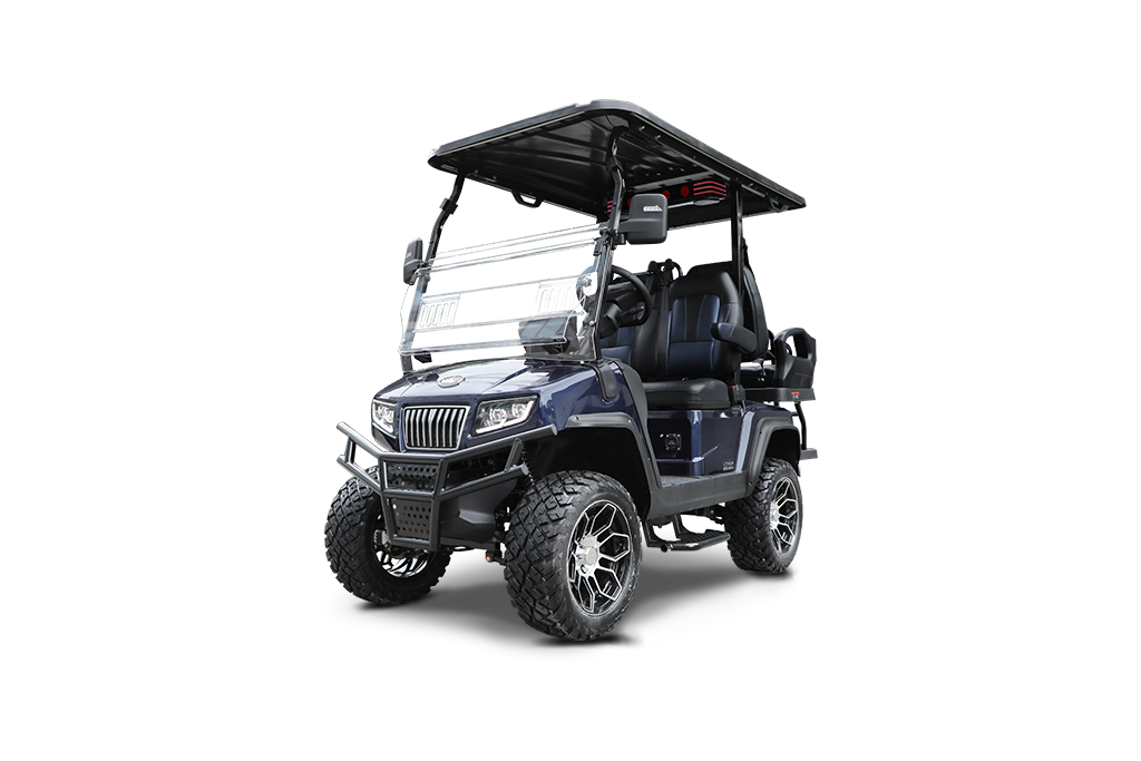 D5-MAVERICK-22MEDITERRANEAN-BLUE Evolution D-5 Maverick 2+2 Golf Cart LSV