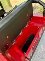 Hummer X4 – Red Power Type: Electric // Seating: 4/6 Passenger Golf cart.