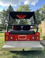 Hummer X4 – Red Power Type: Electric // Seating: 4/6 Passenger Golf cart.
