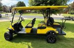 2024 ICON i60L Golf Cart yellow 6seats