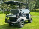 2024 Evolution Classic Forester 4 Plus Lithium Ion Battery Golf Cart For Sale (Pearl White) "Limited Edition"