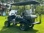 2024 Evolution Classic Forester 4 Plus Lithium Ion Battery Golf Cart For Sale (Black Sapphire) "Limited Edition