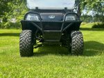 2024 Evolution Classic Forester 4 Plus Lithium Ion Battery Golf Cart For Sale (Black Sapphire) "Limited Edition