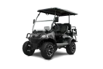 2024 Evolution Classic Forester 4 Plus Lithium Ion Battery Golf Cart For Sale (Black Sapphire) "Limited Edition